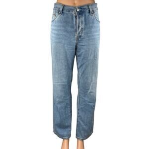 Levi's Women's Blue Light Wash Relaxed Loose Fit Straight Denim Jeans Size 29